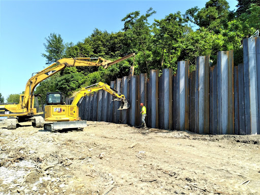 Sheet Pile Sea Wall Installation in Erie, PA